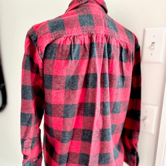 Madewell Flannel Ex-Boyfriend Shirt in Albion Plaid - Picture 4 of 6